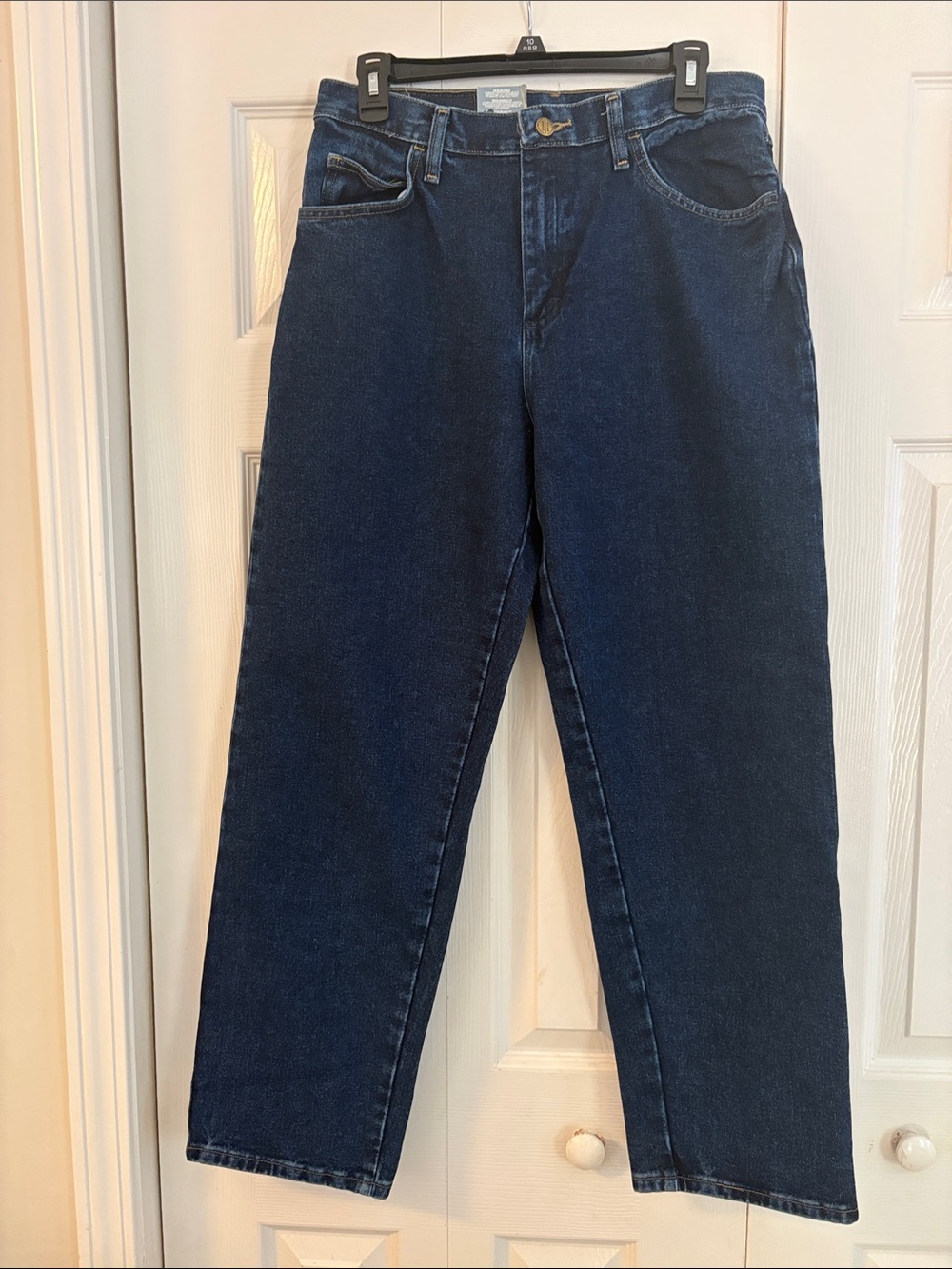 632 Wrangler Dark Wash Straight Leg Jeans